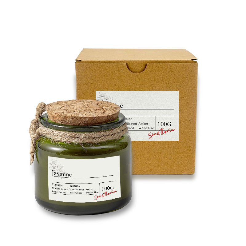 AmbraLumina Fully Customized Glass Jar Scented Candles