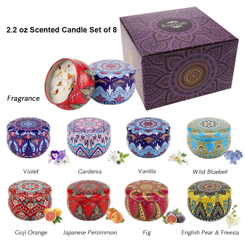 Illuminate Your Space with 2.2 Ounce Dried Flower Aromatherapy Candle - Perfect for Any Occasion - AmbraLumina