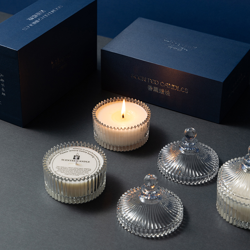 Sleep scented candles use natural soy wax - Custom Fragrance Scented Bulk - AmbraLumina