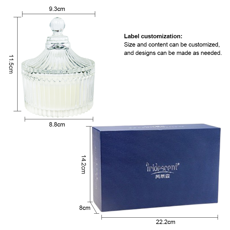 Sleep scented candles use natural soy wax - Custom Fragrance Scented Bulk - AmbraLumina