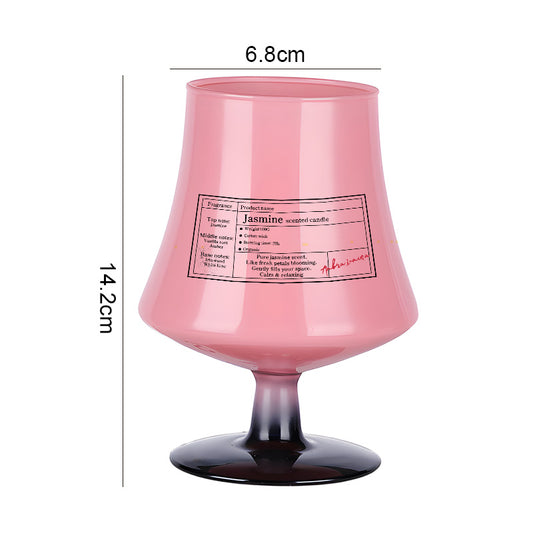 Custom OEM Trumpet Glass Candle Vessels – Waisted Design for Scented Candles - AmbraLumina