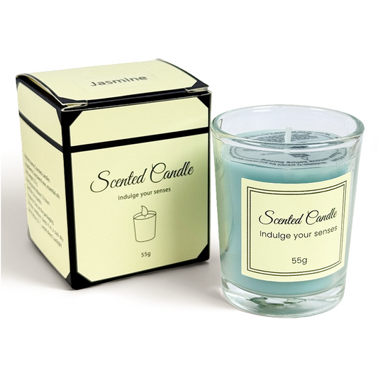Single pack of colored wax aromatherapy candles