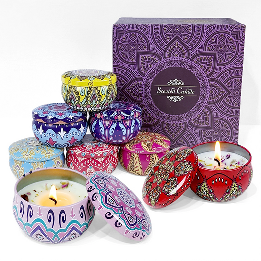 Illuminate Your Space with 2.2 Ounce Dried Flower Aromatherapy Candle - Perfect for Any Occasion - AmbraLumina
