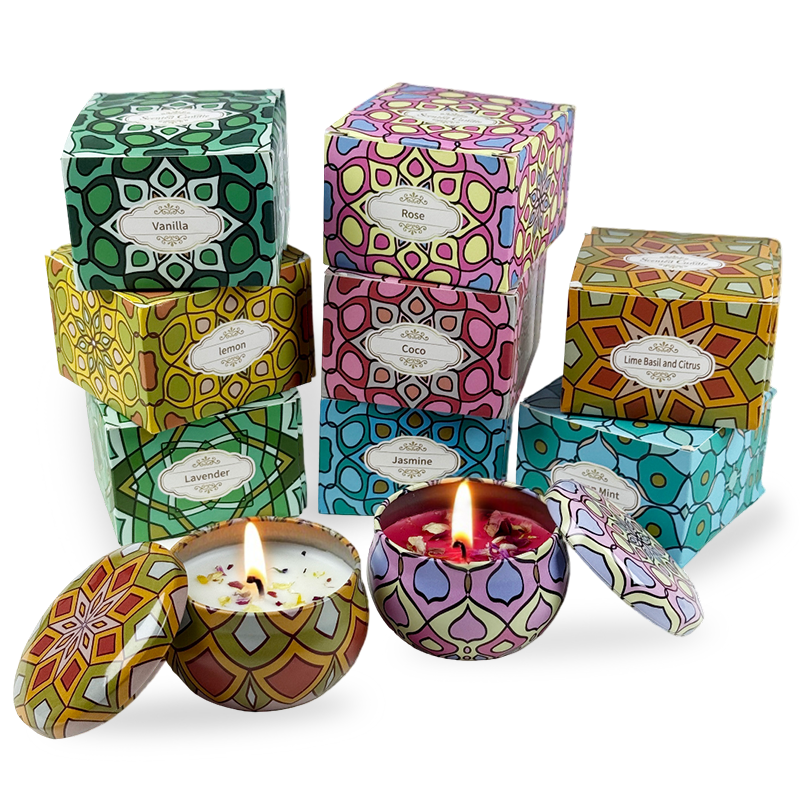 2.2oz Southeast Asian Flower Sprinkles Aromatherapy Candle – Single Pack - AmbraLumina