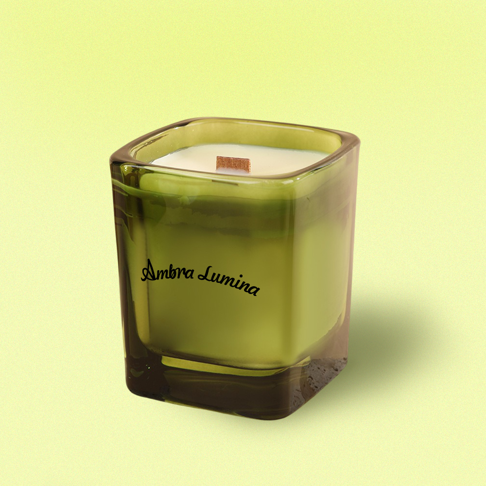 Custom OEM Scandinavian Candle Glass Containers - AmbraLumina