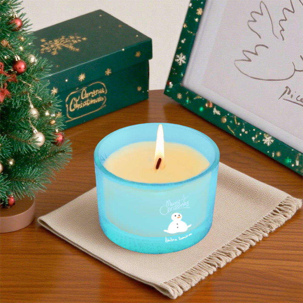 AmbraLumina Christmas themed scented candle gift box