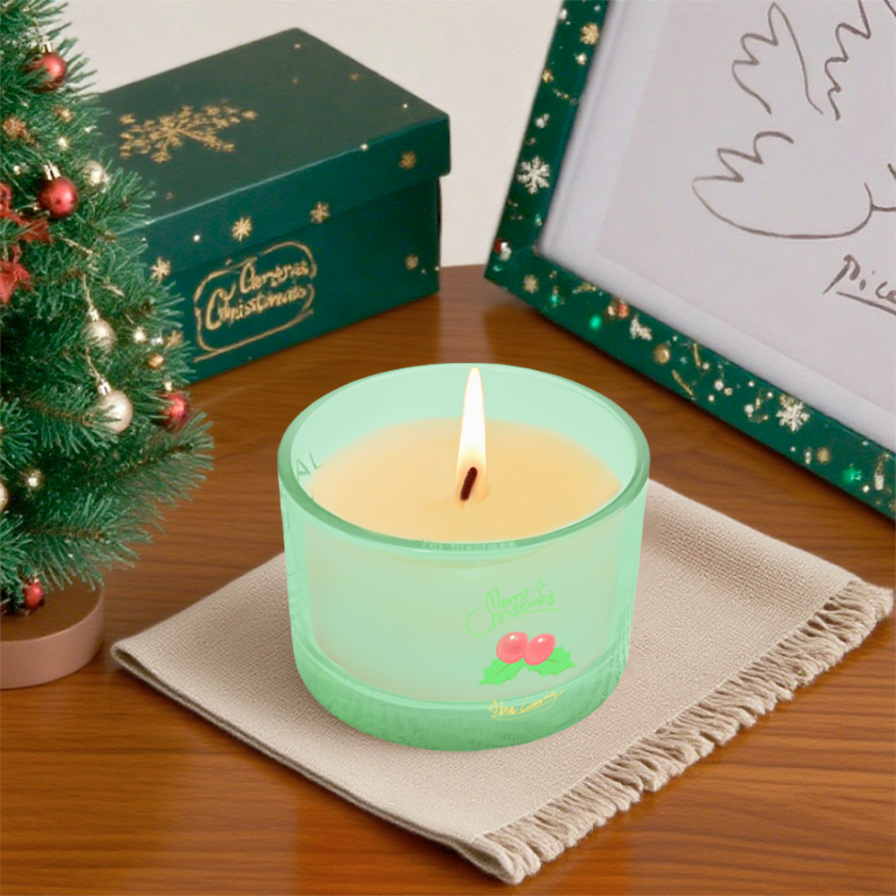AmbraLumina Christmas themed scented candle gift box