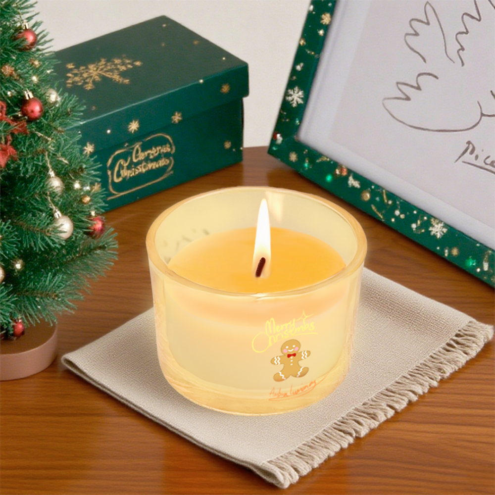 AmbraLumina Christmas themed scented candle gift box