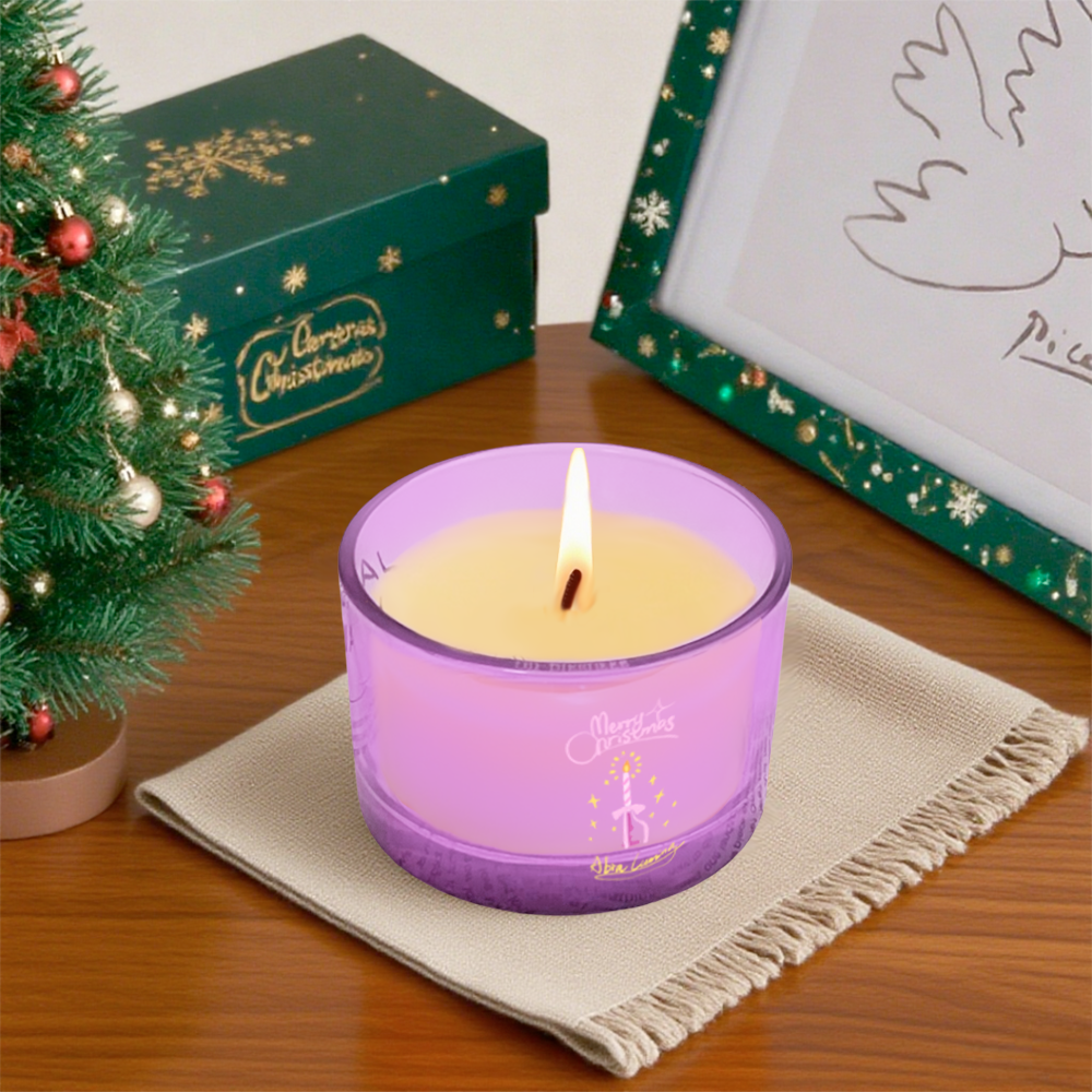 AmbraLumina Christmas themed scented candle gift box