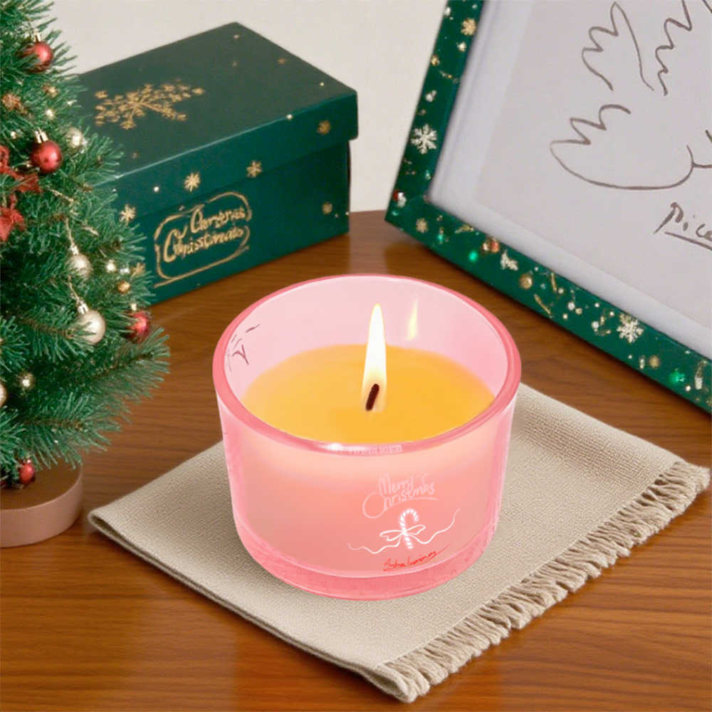 AmbraLumina Christmas themed scented candle gift box