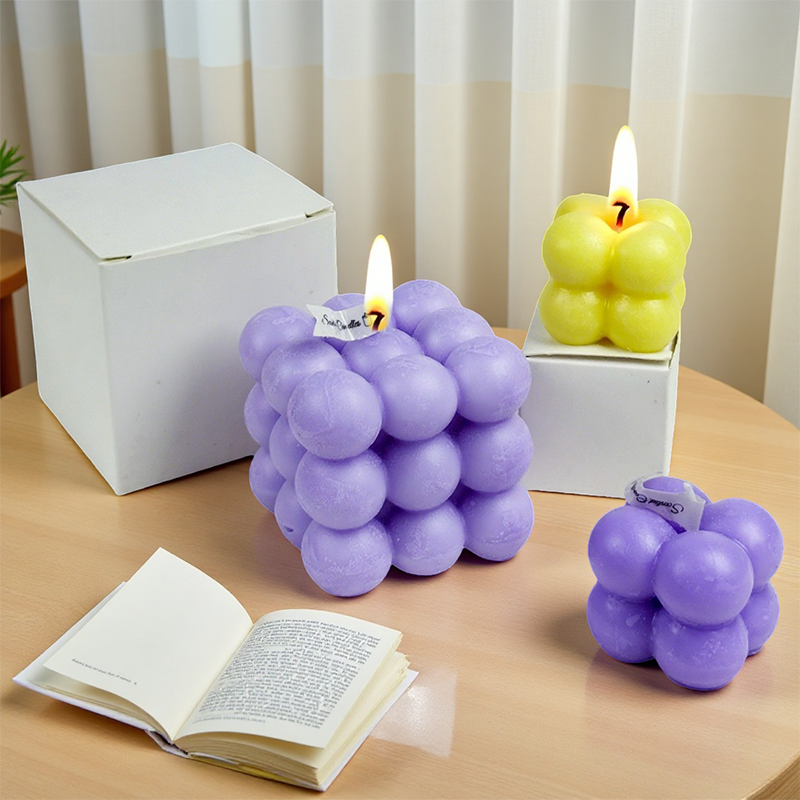 Colored Paraffin Candle Wax Aromatherapy- Custom Scented Candles Bulk - AmbraLumina