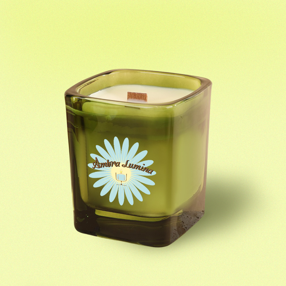 Custom OEM Scandinavian Candle Glass Containers - AmbraLumina