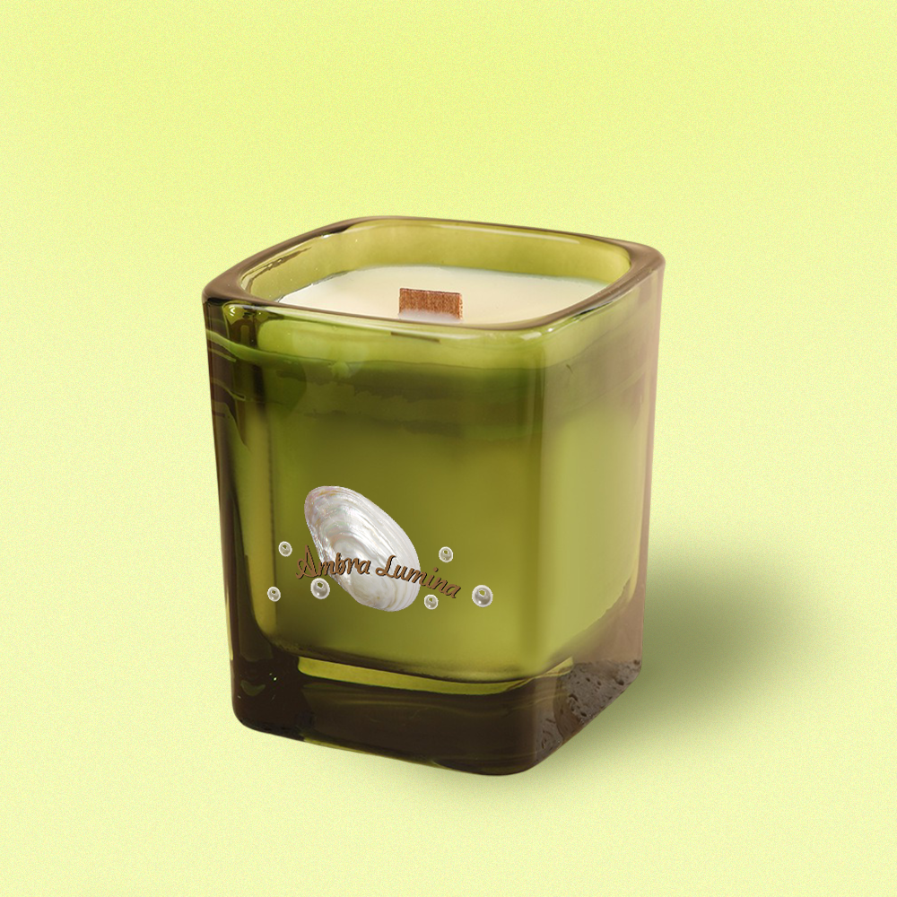 Custom OEM Scandinavian Candle Glass Containers - AmbraLumina