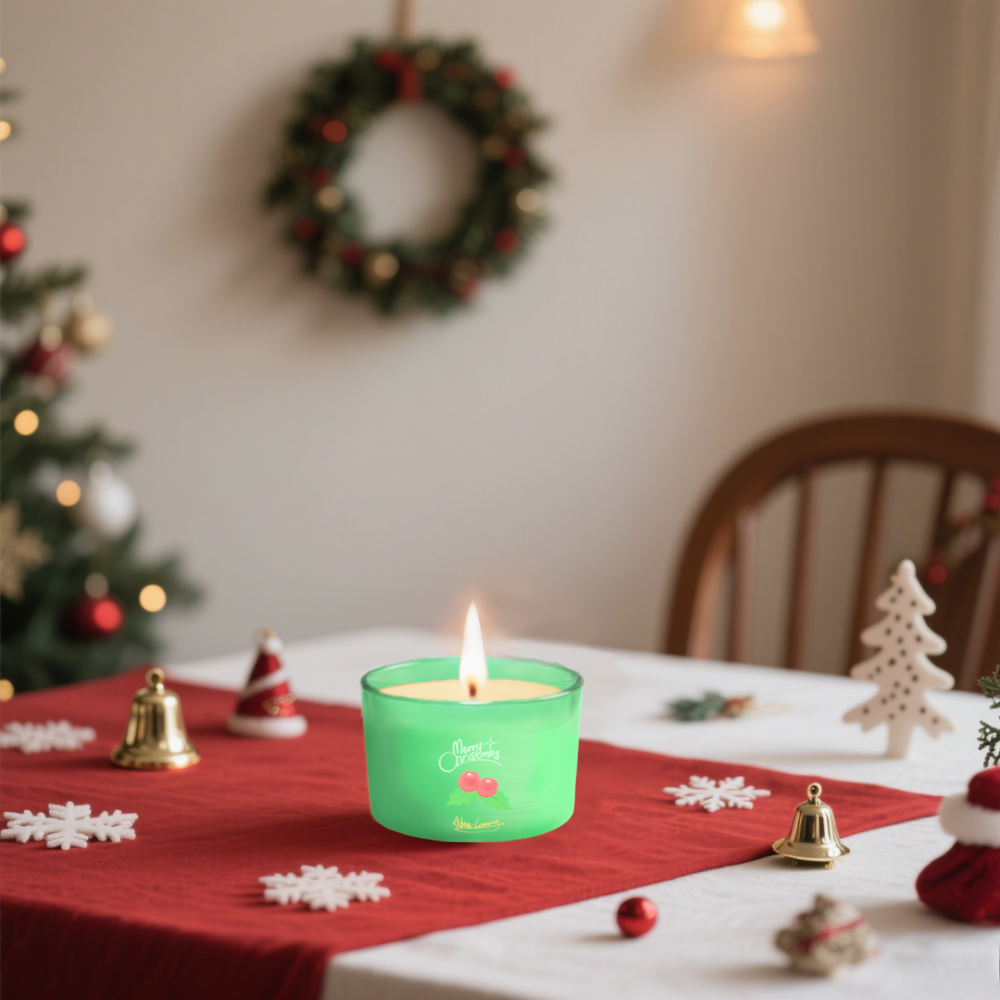 AmbraLumina Christmas themed scented candle gift box