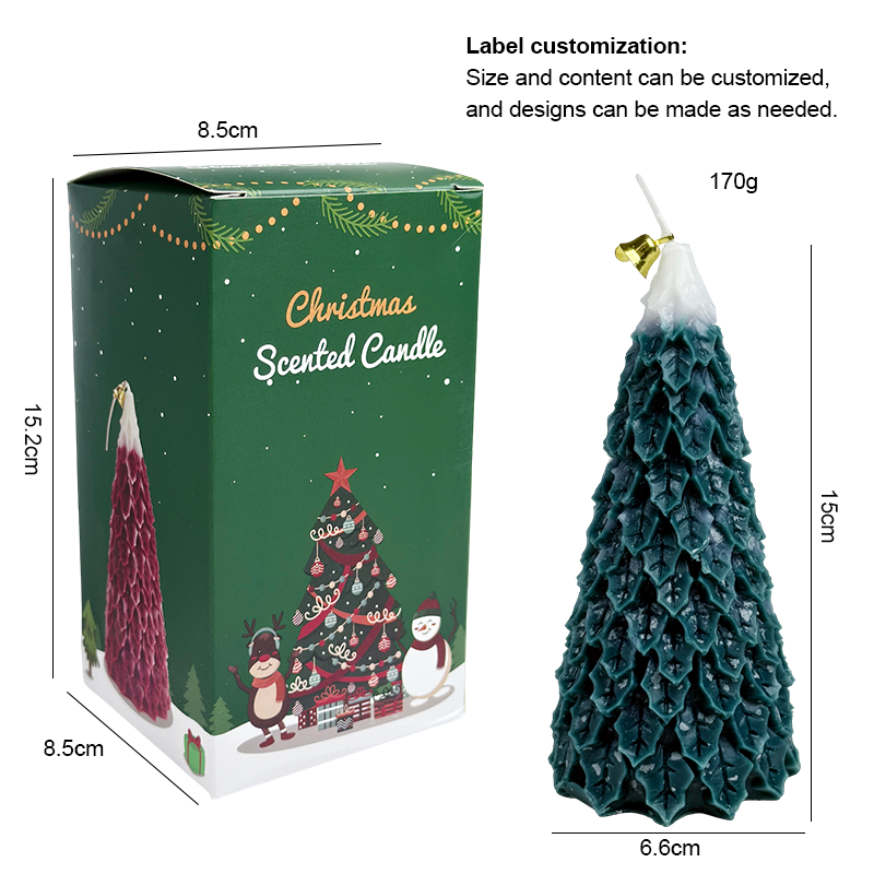 Christmas Tree Scented Candle - Custom Scented Wholesale Fragrance - AmbraLumina