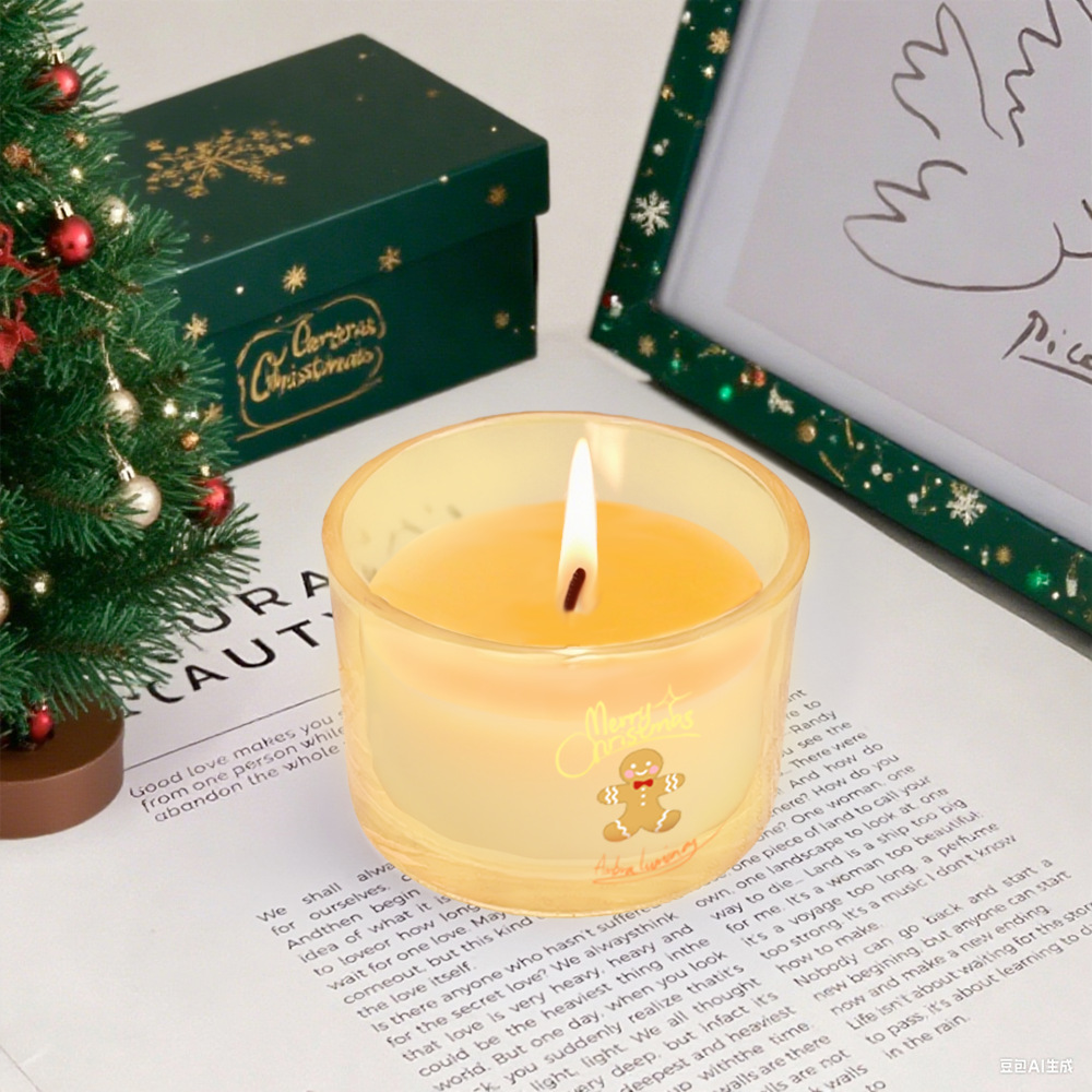 AmbraLumina Christmas themed scented candle gift box