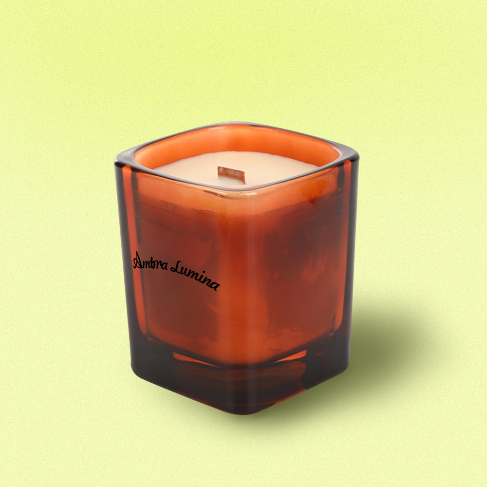 Custom OEM Scandinavian Candle Glass Containers - AmbraLumina