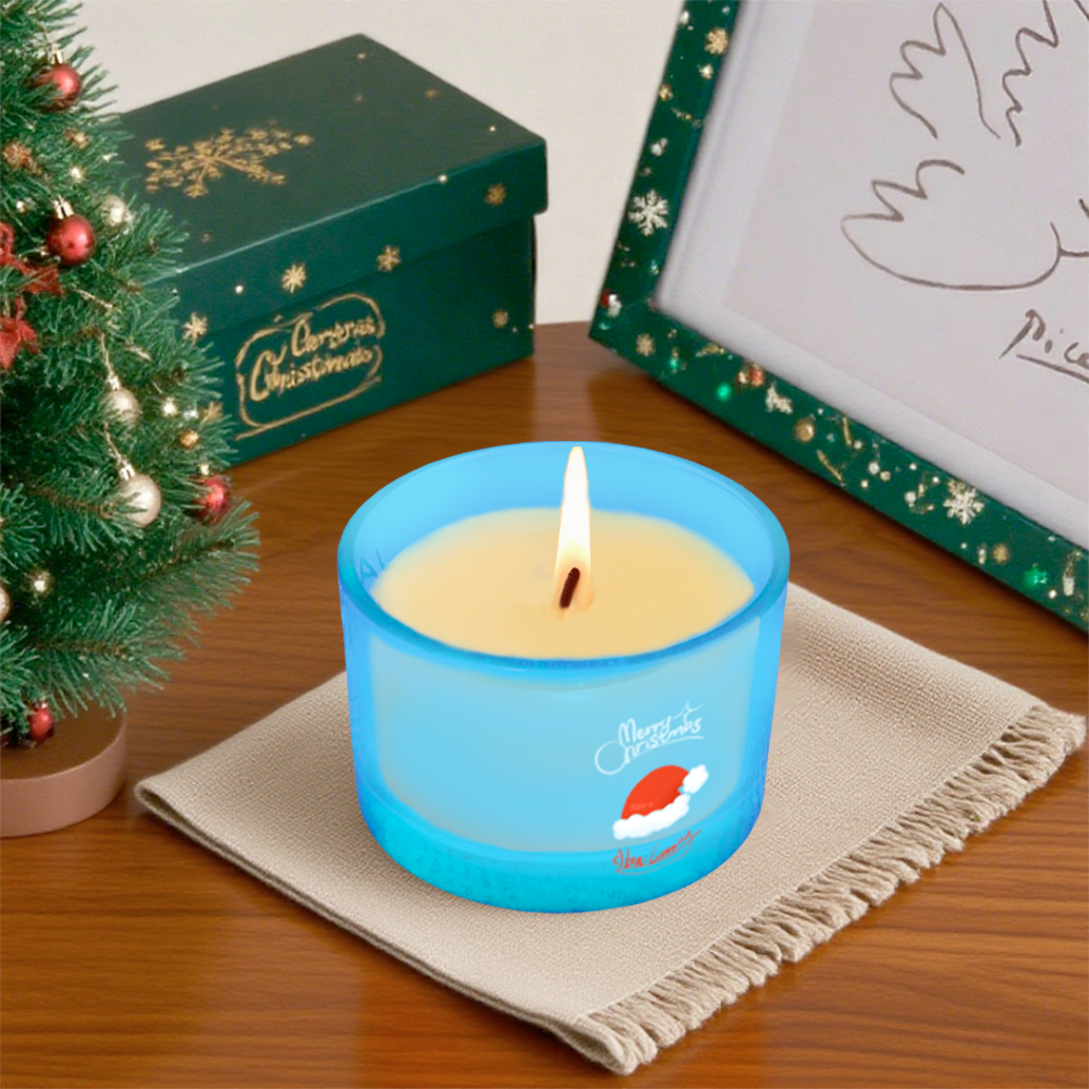 AmbraLumina Christmas themed scented candle gift box