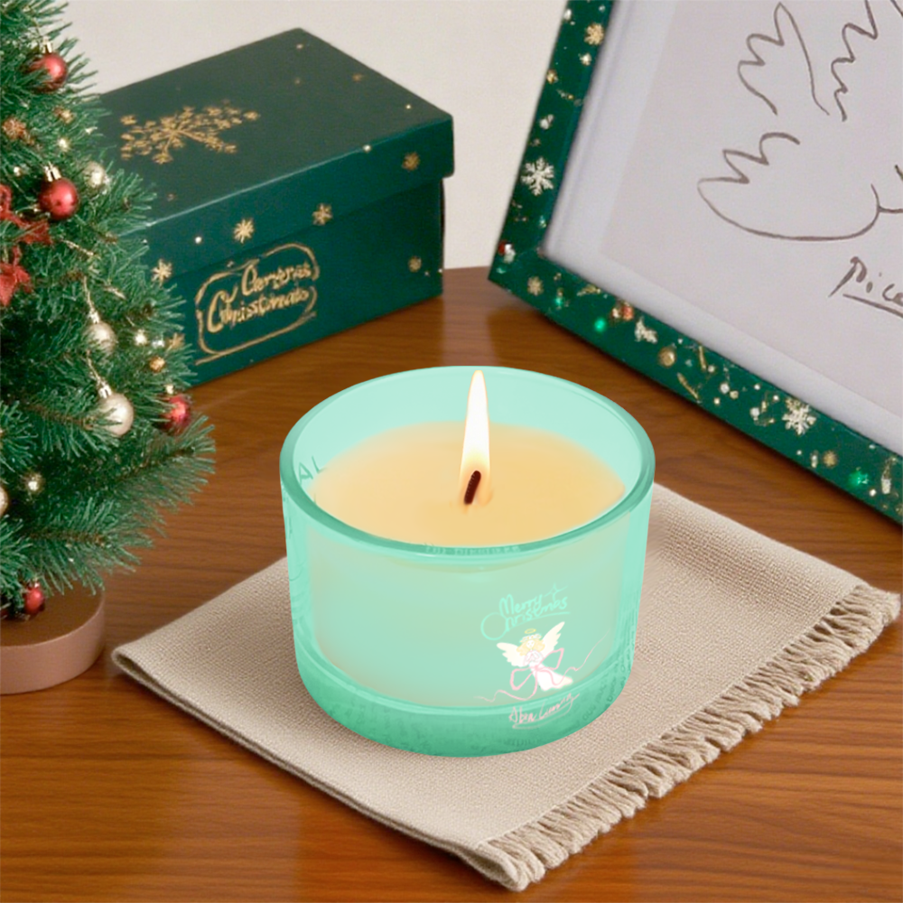 AmbraLumina Christmas themed scented candle gift box