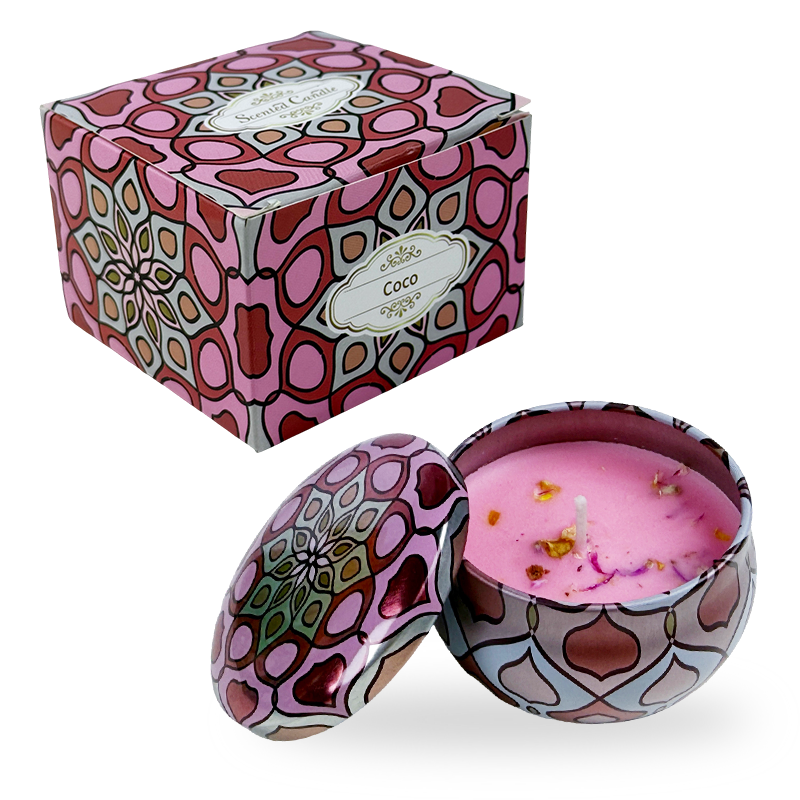 2.2oz Southeast Asian Flower Sprinkles Aromatherapy Candle – Single Pack - AmbraLumina