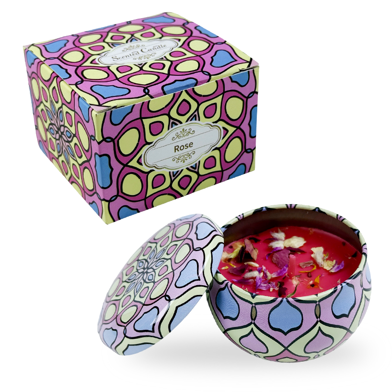 2.2oz Southeast Asian Flower Sprinkles Aromatherapy Candle – Single Pack - AmbraLumina