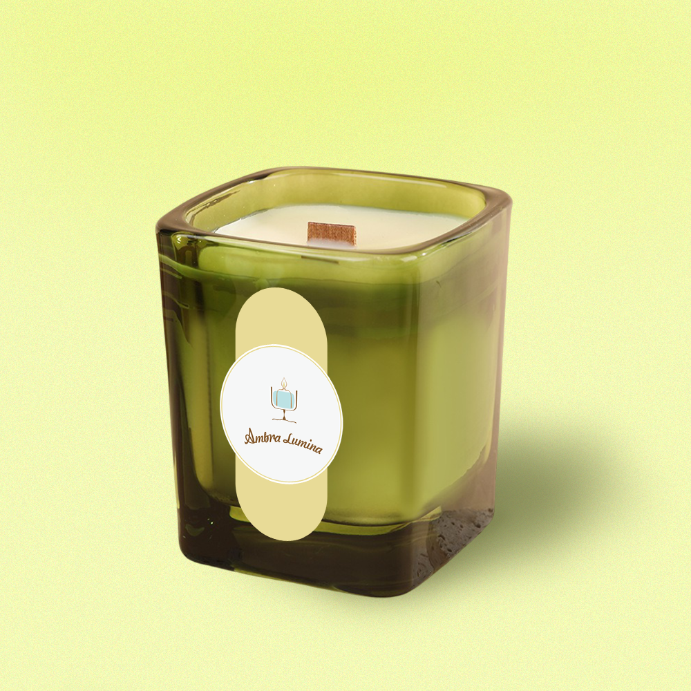Custom OEM Scandinavian Candle Glass Containers - AmbraLumina